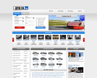 Oto24.com | il primo portale di annunci auto in Turchia | Web Design